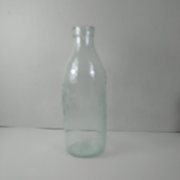 Absolutely Pure Milk Glass 10.5" Bottle Made In Italy Farmhouse Vintage - Picture 5 of 8
